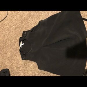 NWOT Black Crop Top with vintage feel